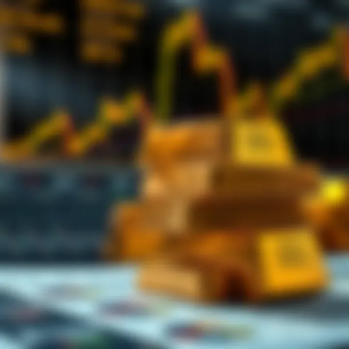 Gold as an Asset Class Gold bars stacked with financial charts