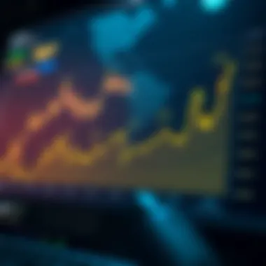 Chart comparing Hive Blockchain's financial performance with industry peers