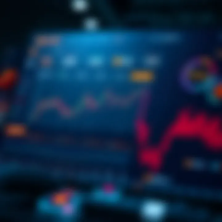 Visual representation of the Hotbit trading bot dashboard