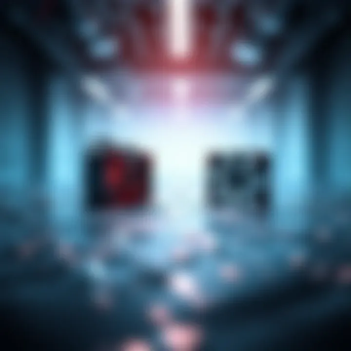 An infographic comparing immersion cooling to traditional air cooling methods in cryptocurrency mining.