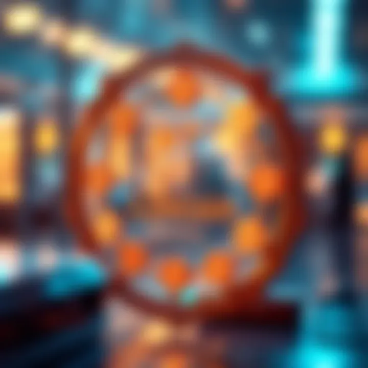 Iconography depicting the innovative features of Lifecoin