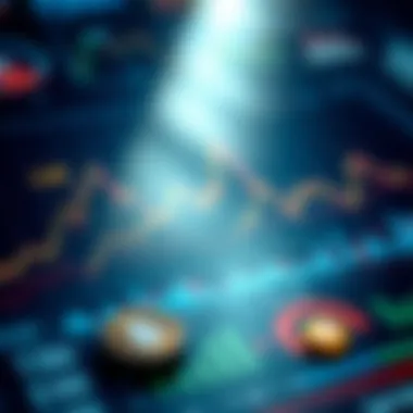 A close-up of market analysis charts and graphs