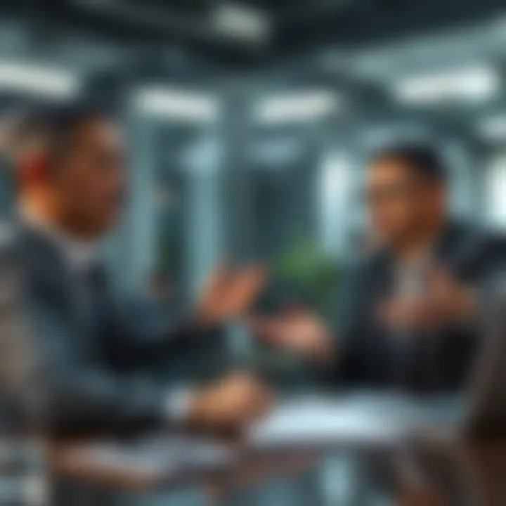 Business meeting illustrating negotiation tactics