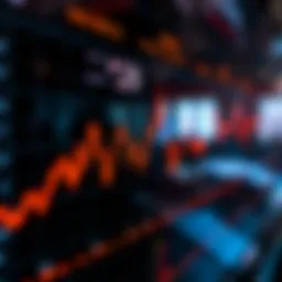 Visual representation of the MACD line in cryptocurrency trading