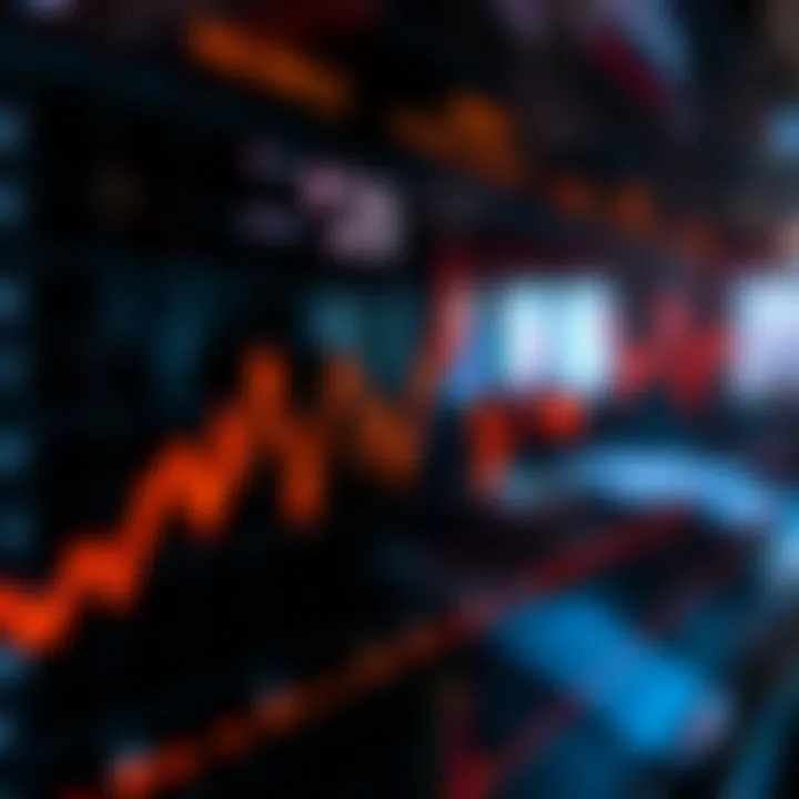 Visual representation of the MACD line in cryptocurrency trading