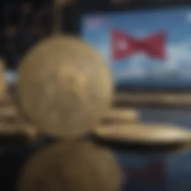 Blockchain technology representation for Cuban Coin