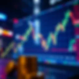 Visual representation of market orders in cryptocurrency trading