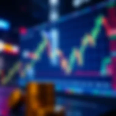 Visual representation of market orders in cryptocurrency trading