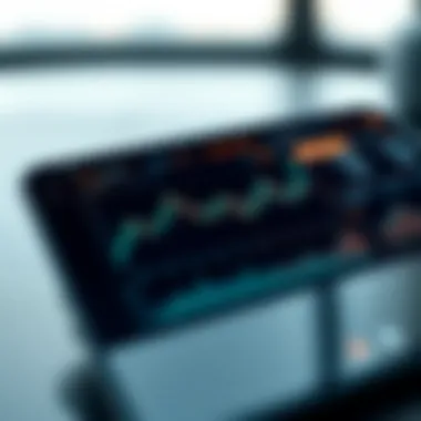 User interface of a popular crypto investing app showcasing charts