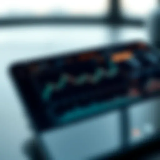 User interface of a popular crypto investing app showcasing charts