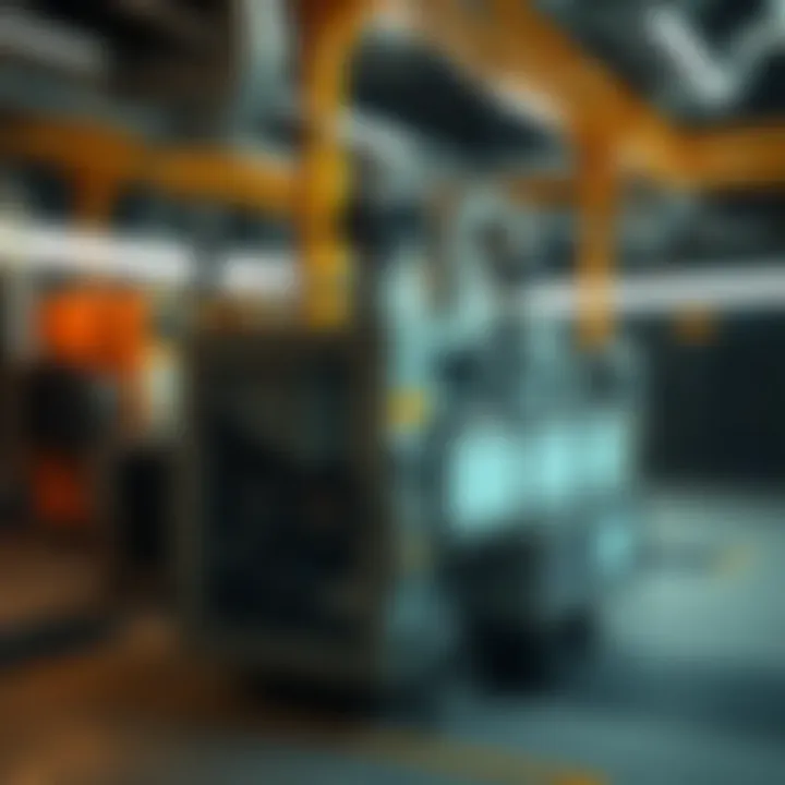 Innovative Helium Mining Equipment Helium mining setup with specialized equipment