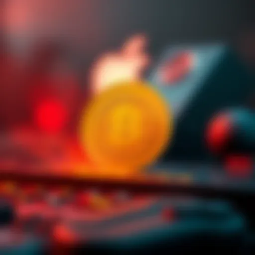 Visual representation of Apple Coin Wallet interface showcasing features