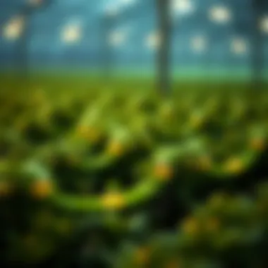 Graph illustrating yield farming strategies