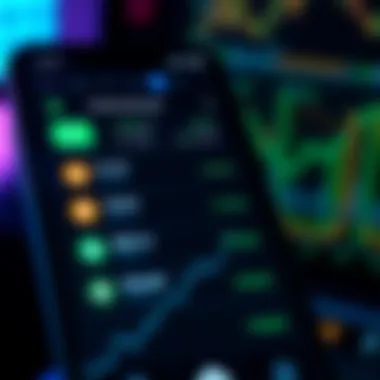 Robinhood app interface displaying cryptocurrency options