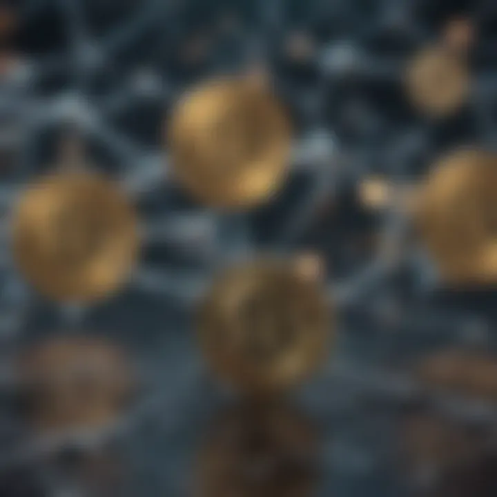 Blockchain network concept