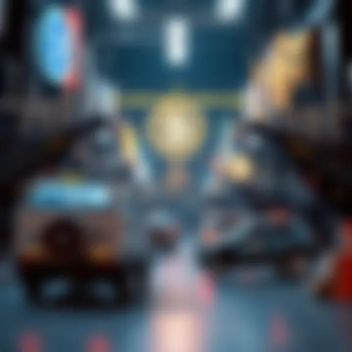 Visual representation of NFT artworks