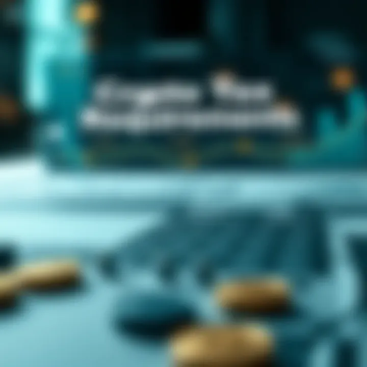 Infographic on reporting requirements for crypto taxes