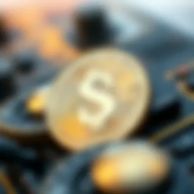 A conceptual image showcasing the future of cryptocurrency with Scot Coin