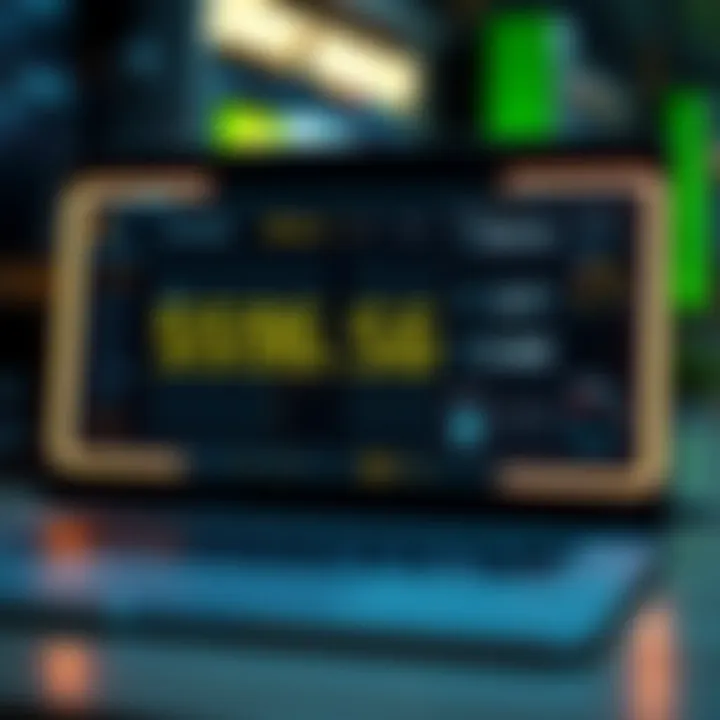 Visual representation of a short squeeze calculator interface