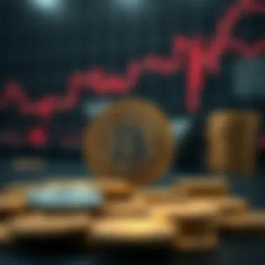 Visual representation of staking rewards in digital assets