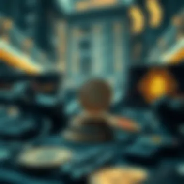 Platforms for Earning Interest on Crypto Depiction of various platforms facilitating interest on crypto holdings