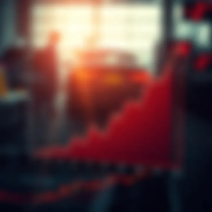 Graph showing impact of informed decision-making on trading