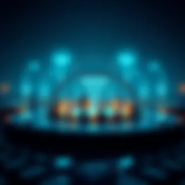 A visual representation of superpools in cryptocurrency.