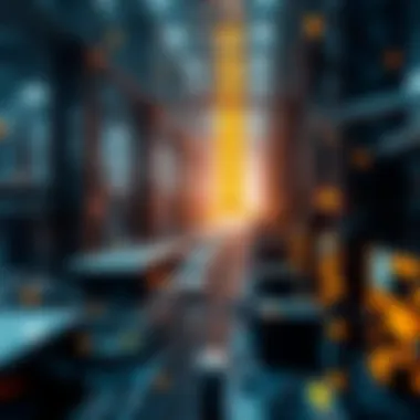 Graphical depiction of technical infrastructure