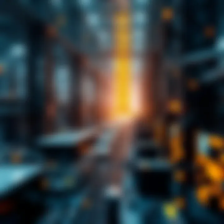 Graphical depiction of technical infrastructure