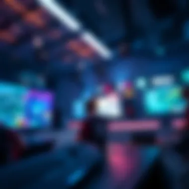 An illustration of blockchain technology facilitating gaming