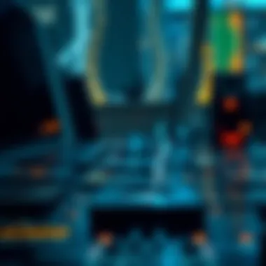 A visual representation of blockchain technology