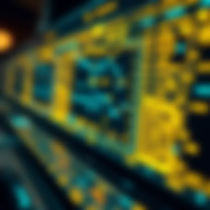 A close-up of a digital ledger with security features