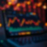 User interface of a cryptocurrency trading app