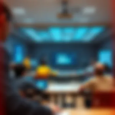 Virtual classroom using augmented reality