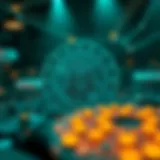 Conceptual representation of blockchain technology and smart contracts