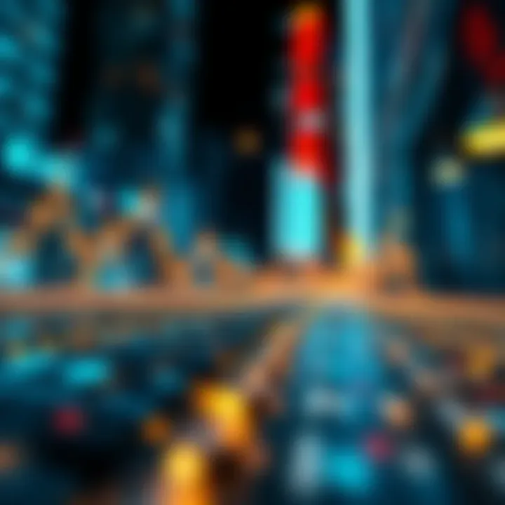 Market Dynamics Influenced by Social Media Visualization of market dynamics shaped by social media interactions