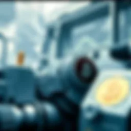 Visual representation of ice crypto exchange mechanics