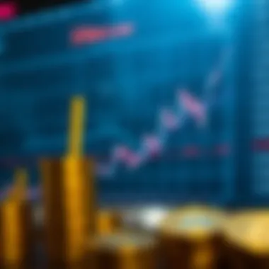 Graph showing potential gains and losses in leverage trading