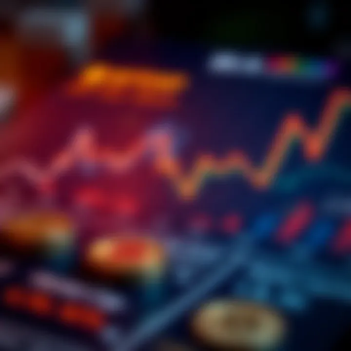 Graphical representation of market cap calculations