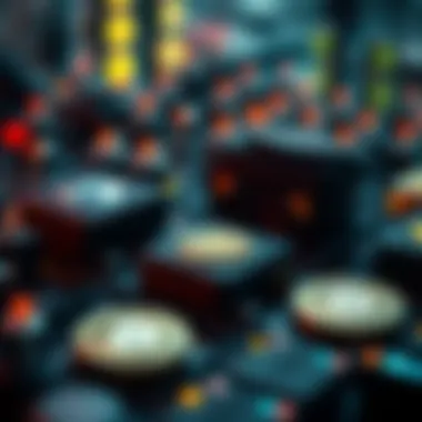 Visual representation of cryptocurrency ecosystem highlighting P2P wallets