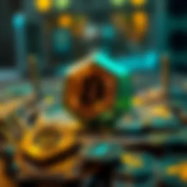 Graphic representation of Polygon Matic's role in DeFi applications