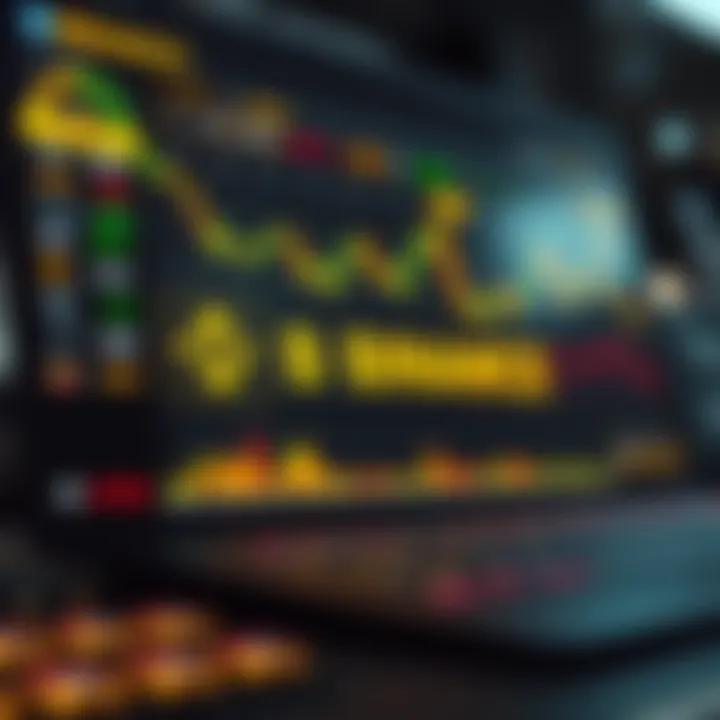 Detailed view of the Binance trading interface