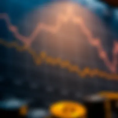 Chart comparing transaction volumes across different cryptocurrencies