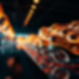 Abstract representation of Victor Langlois' digital art style