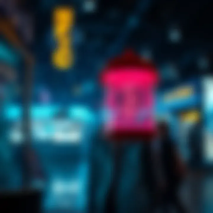 Visual representation of NFTs in the art market