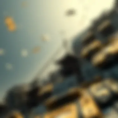 Illustration of the intersection of traditional and digital art worlds