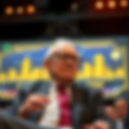 Warren Buffett speaking at a conference
