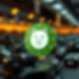 Shiba Coin Logo Illustration Visual representation of Shiba Coin logo