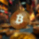 A conceptual illustration of zero value in cryptocurrency